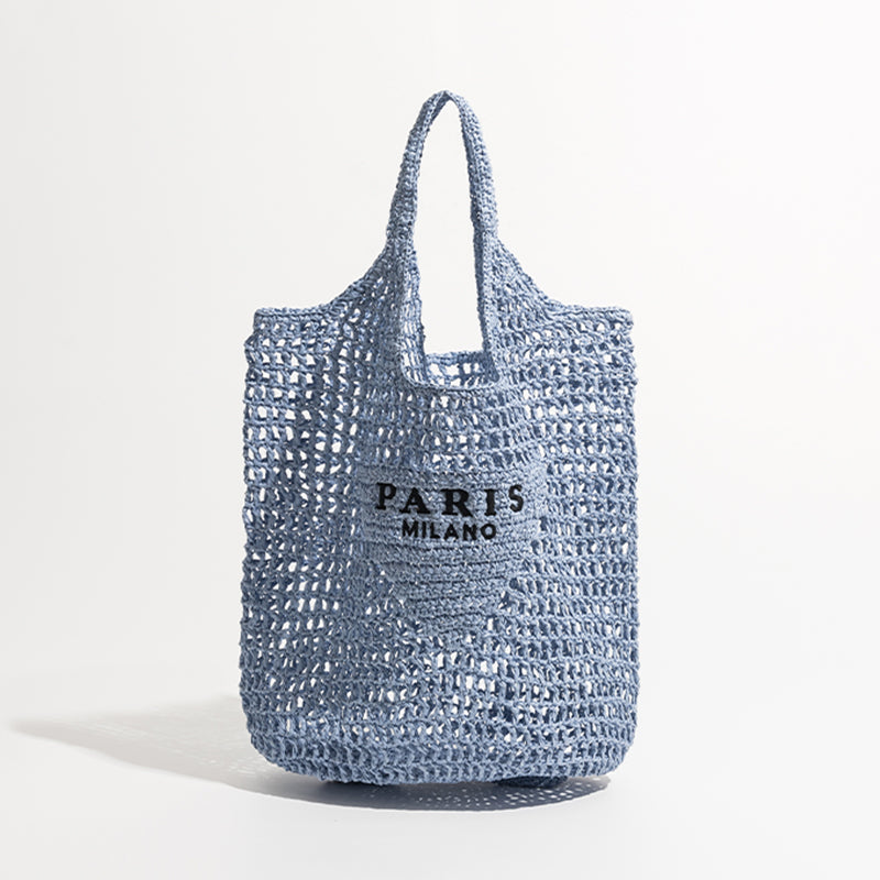Strandhandtasche aus Stroh || Strandhandtasche aus Stroh La Parisienne