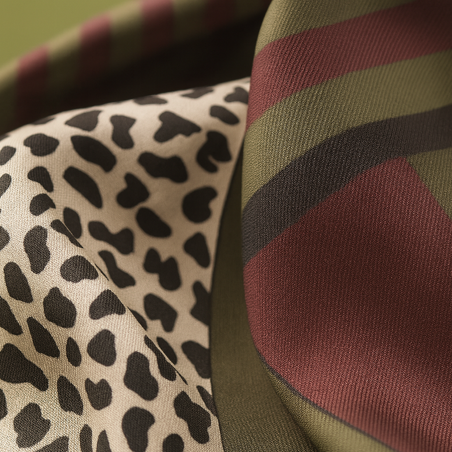 Square 100% Silk Chic Scarf | La Parisienne