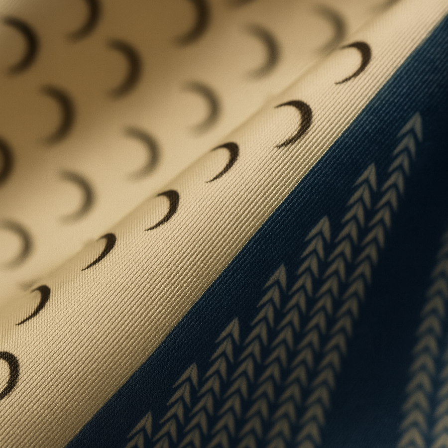 Viereck 100% Seide Schal Dekoration Mond | La Parisienne