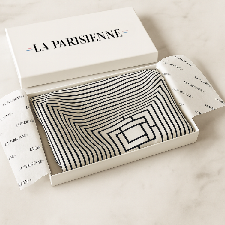 Carré aus 100% Seide Modern Frau | La Parisienne