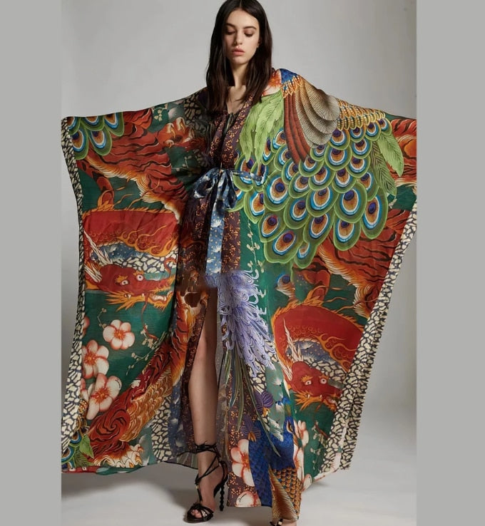 Kimono Phoenix Damen || La Parisienne