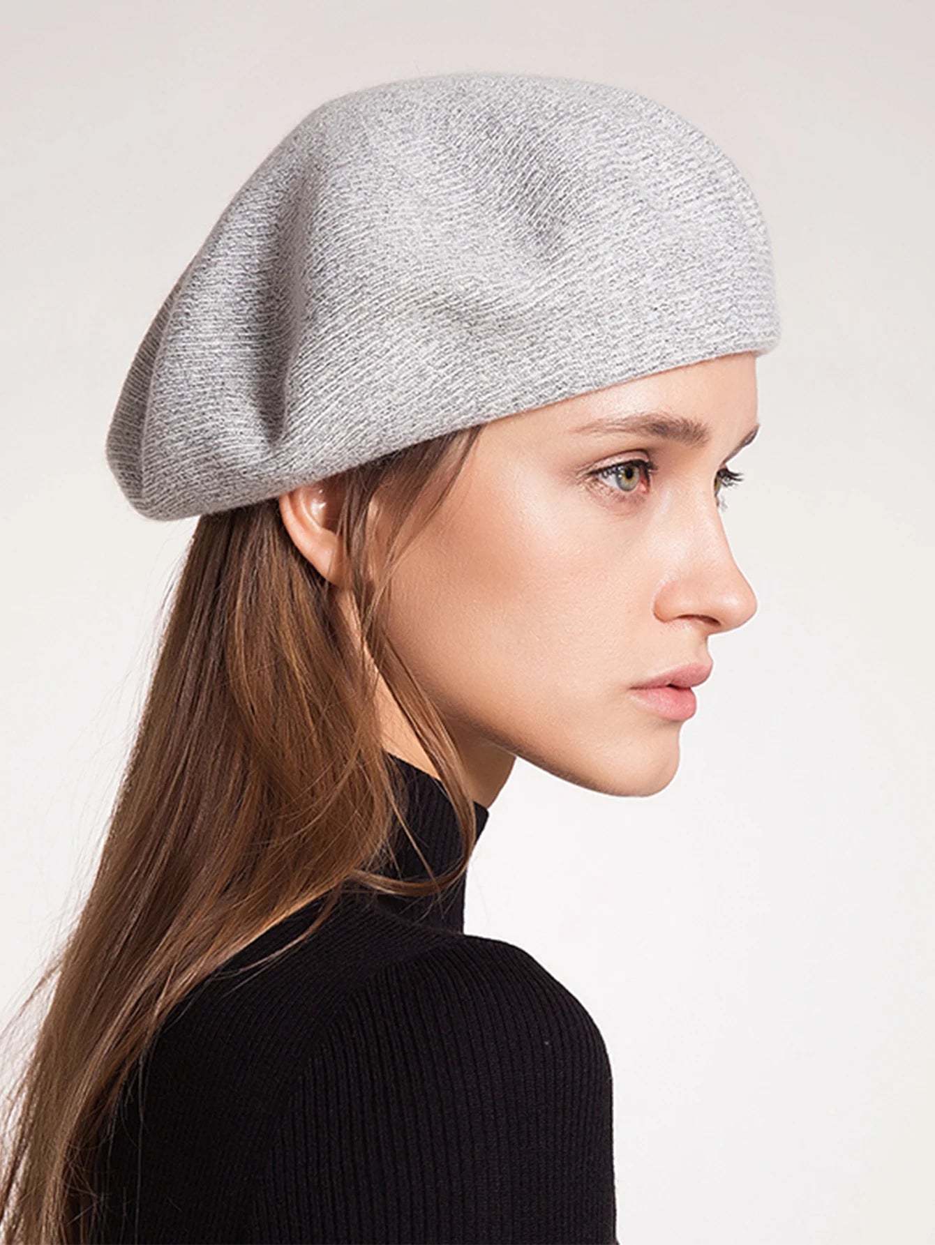 Schickes Damen-Barett aus 100% Kaschmir | La Parisienne