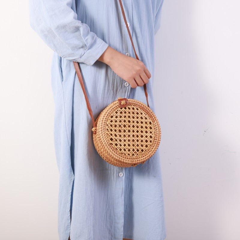 Borsa intrecciata in rattan | La Parigina