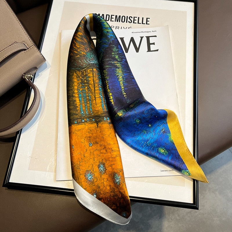 Chic 100% Silk Square für Frauen | La Parisienne