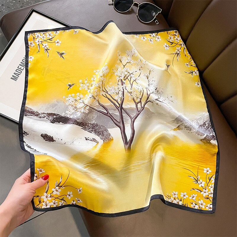 100% Original Silk Square für Frauen | The Parisian