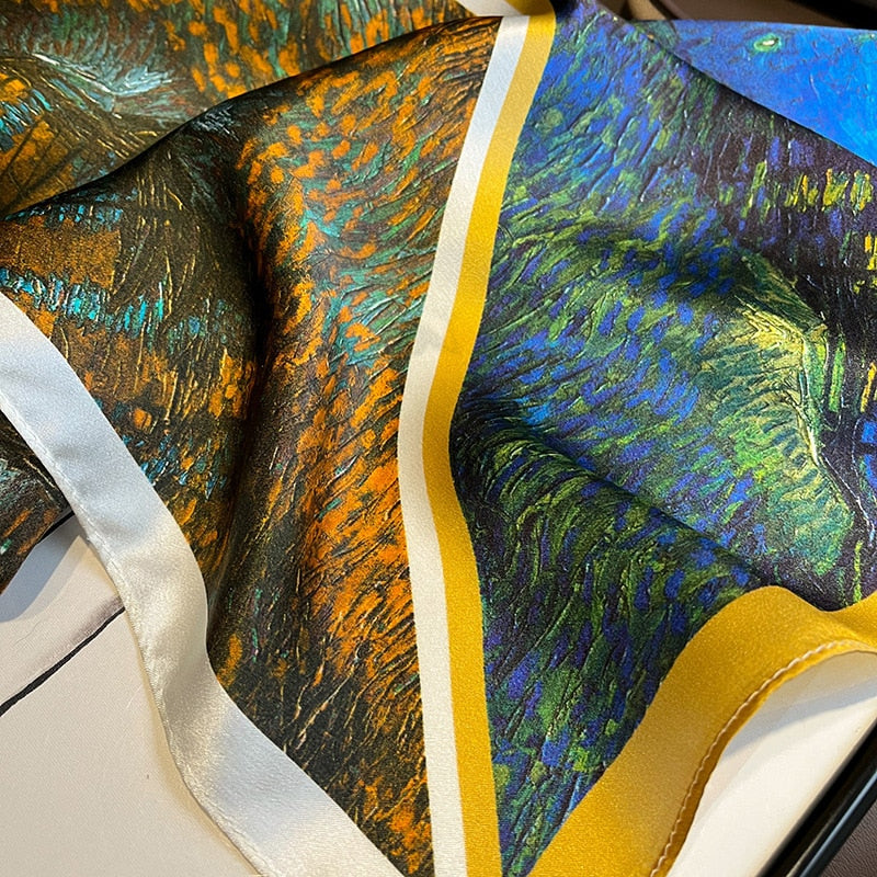 Chic 100% Silk Square für Frauen | La Parisienne