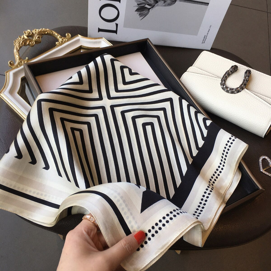 Carré aus 100% Seide Original Damen || La Parisienne