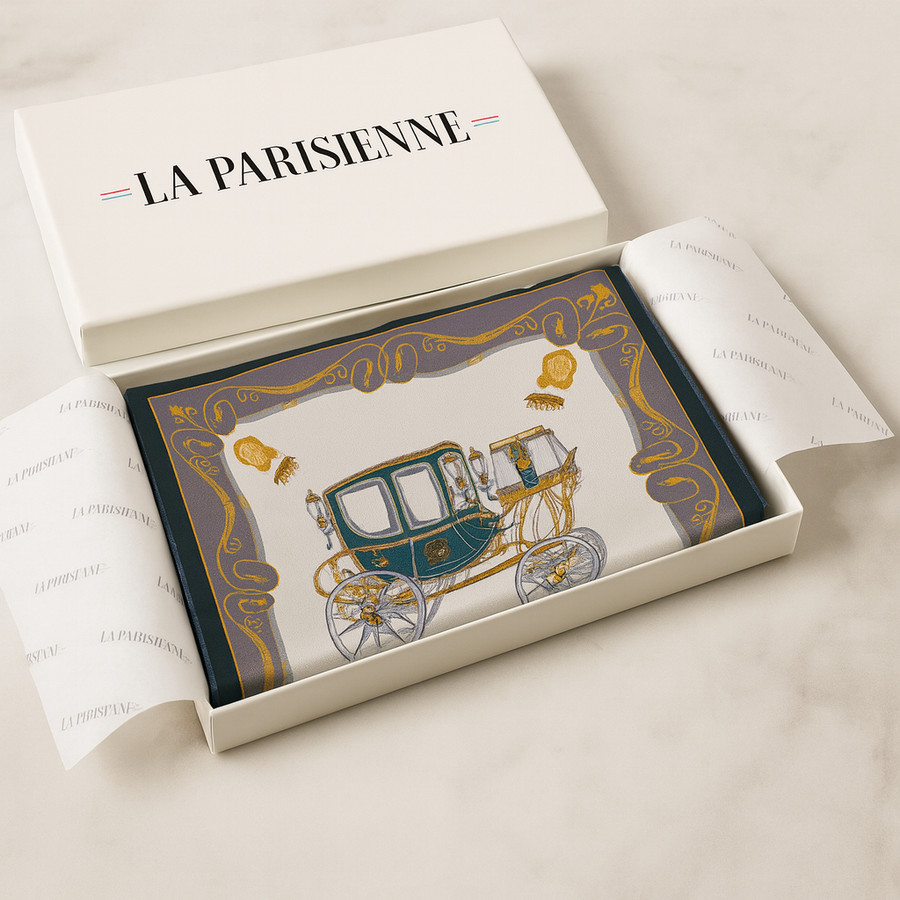 Sciarpa quadrata chic in seta al 100% per donna | La Parisienne