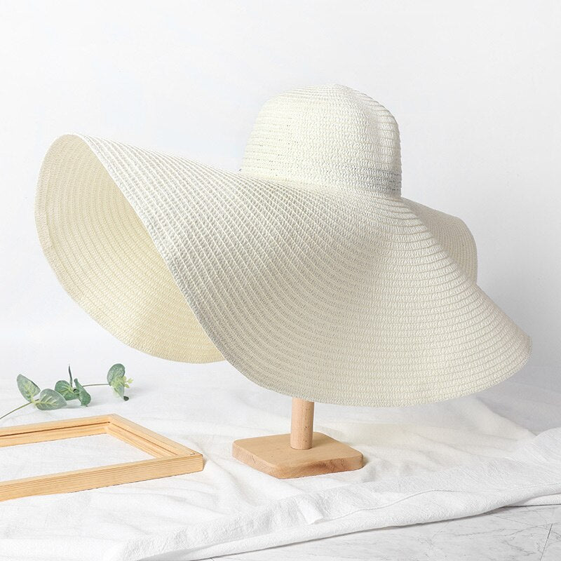 Women's XXL Braided Straw Hat | The Parisian