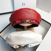 Leder Barett Frau | La Parisienne