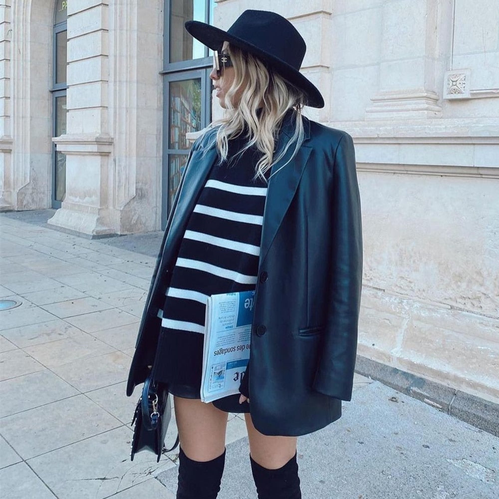Original Gestreifter Pullover Frau || La Parisienne