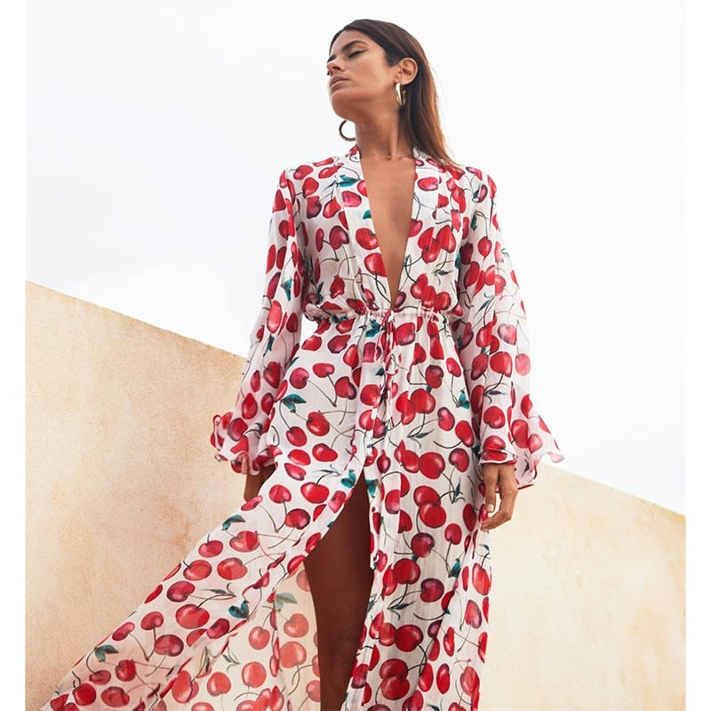 Eleganter Kimono da spiaggia | La Parigina