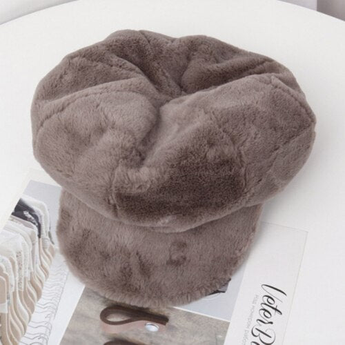 Barett Mütze Damen Baumwolle Winter | La Parisienne