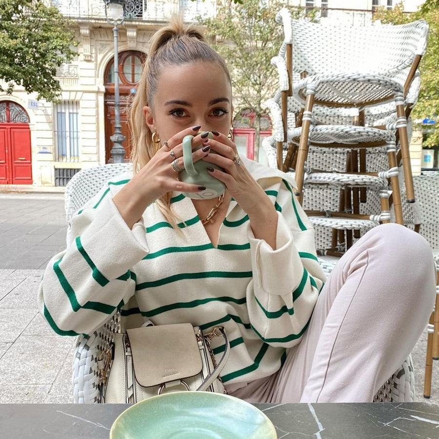 Pullover Marinière Frau | La Parisienne