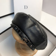 Leder Barett Frau | La Parisienne