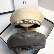 Leder Barett Frau | La Parisienne