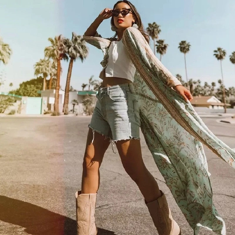Kimono Strand Bohème | La Parisienne