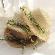 Women's Nature Decoration Straw Hat | The Parisian