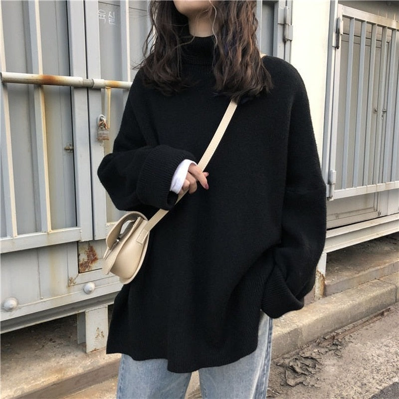Lässiger Rollkragenpullover für Damen | La Parisienne