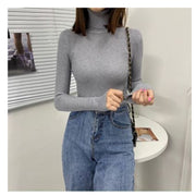 Pullover mit Rollkragen aus regenerierter Baumwolle für Frauen | La Parisienne