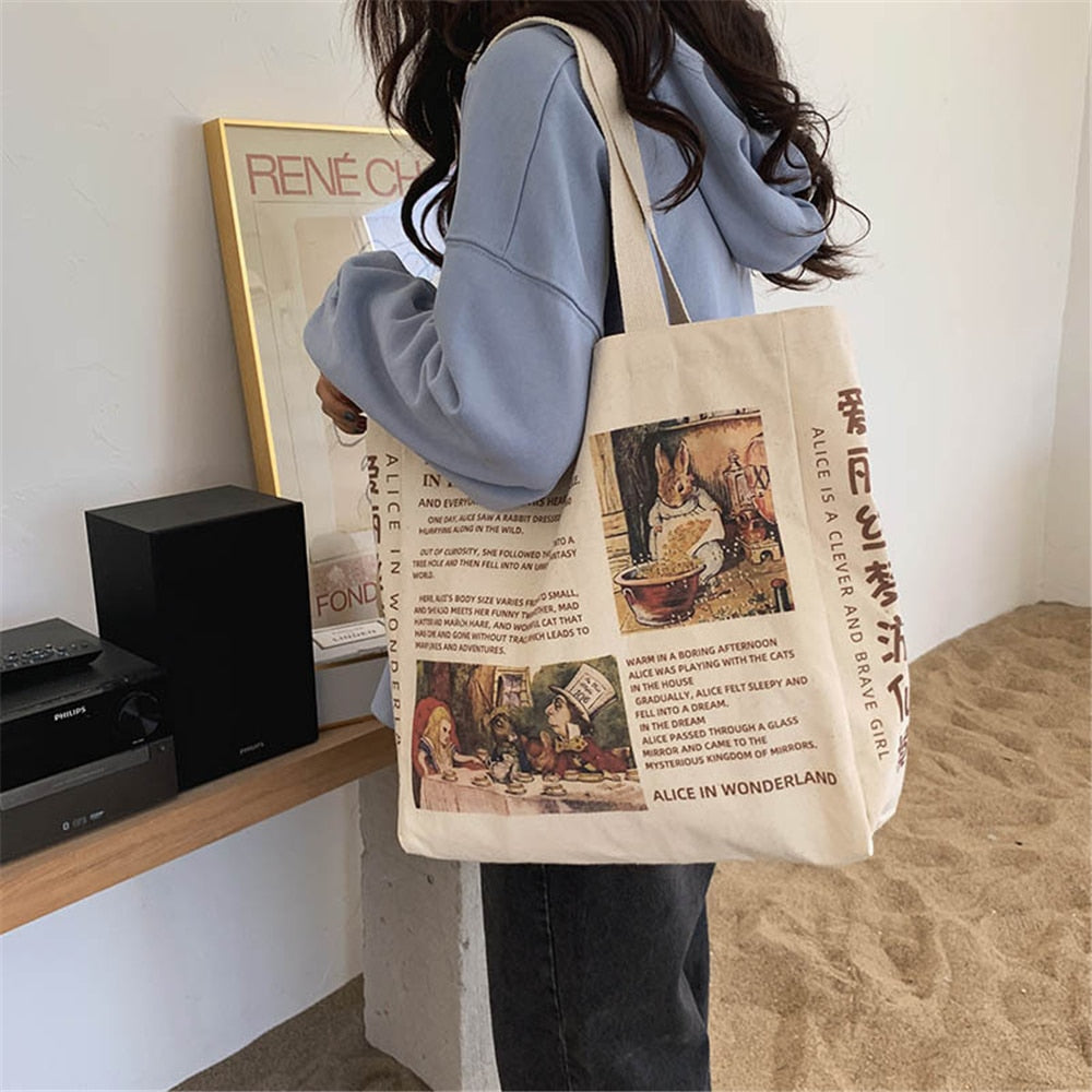 Tote Bag original Leinwand Frau || La Parisienne