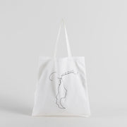 Tote Bag Blumendekoration in Leinwand Frau | La Parisienne