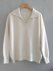 Leichter Pullover aus Wolle und Baumwolle für Frauen | La Parsienne
