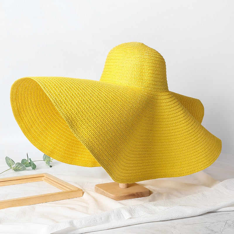 Women's XXL Braided Straw Hat | The Parisian