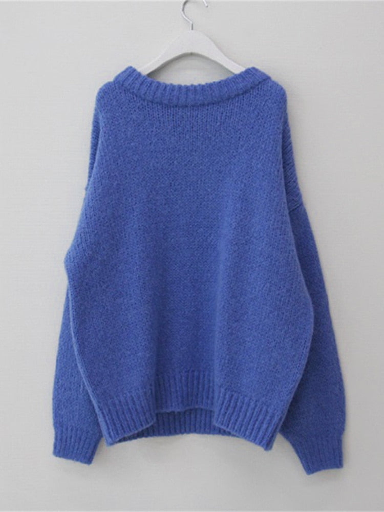 Lässiger Pullover aus Wolle für Frauen || Women's Recomposted Wool Pullover La Parisienne