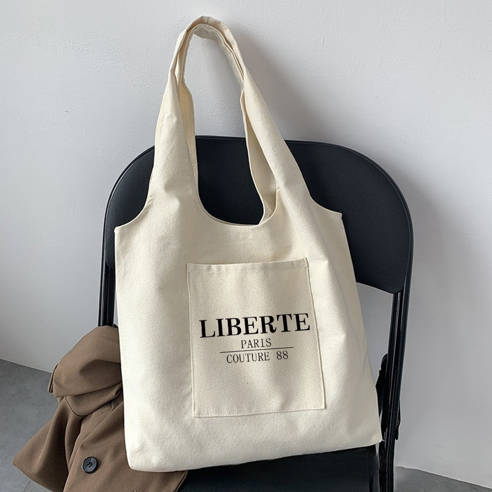 Tote Bag aus Stoff Frau | La Parisienne