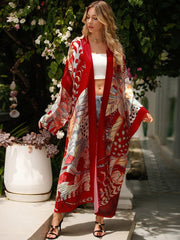 Schicker japanisch inspirierter Strand-Kimono | La Parisienne