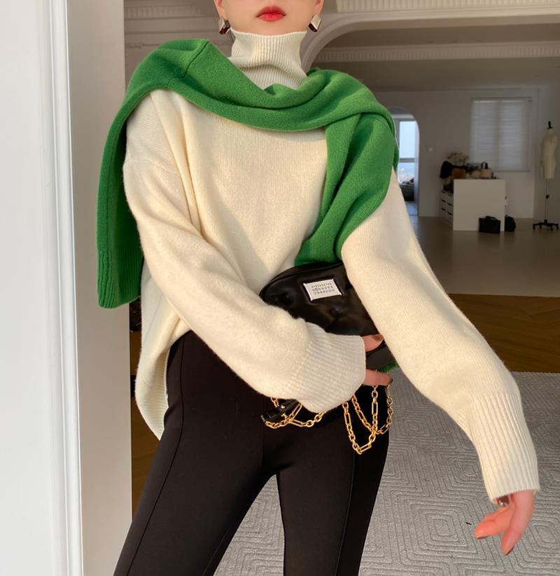 Raffinierter Rollkragenpullover Damen | La Parisienne