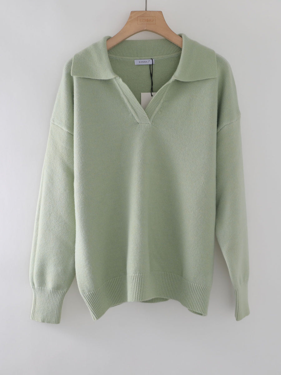 Leichter Pullover aus Wolle und Baumwolle für Frauen | La Parsienne