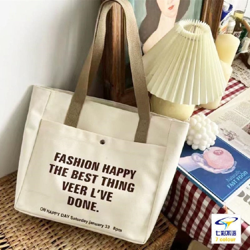 Tote Bag Original Canvas Tasche Frau || La Parisienne