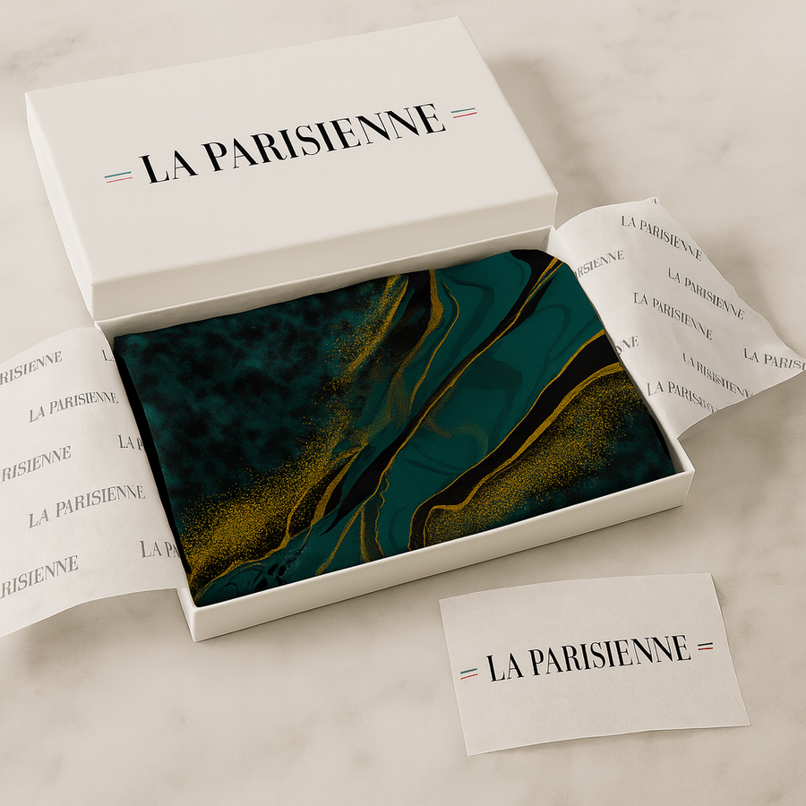 Carré aus 100% Seide Original und Einzigartig Frau | La Parisienne