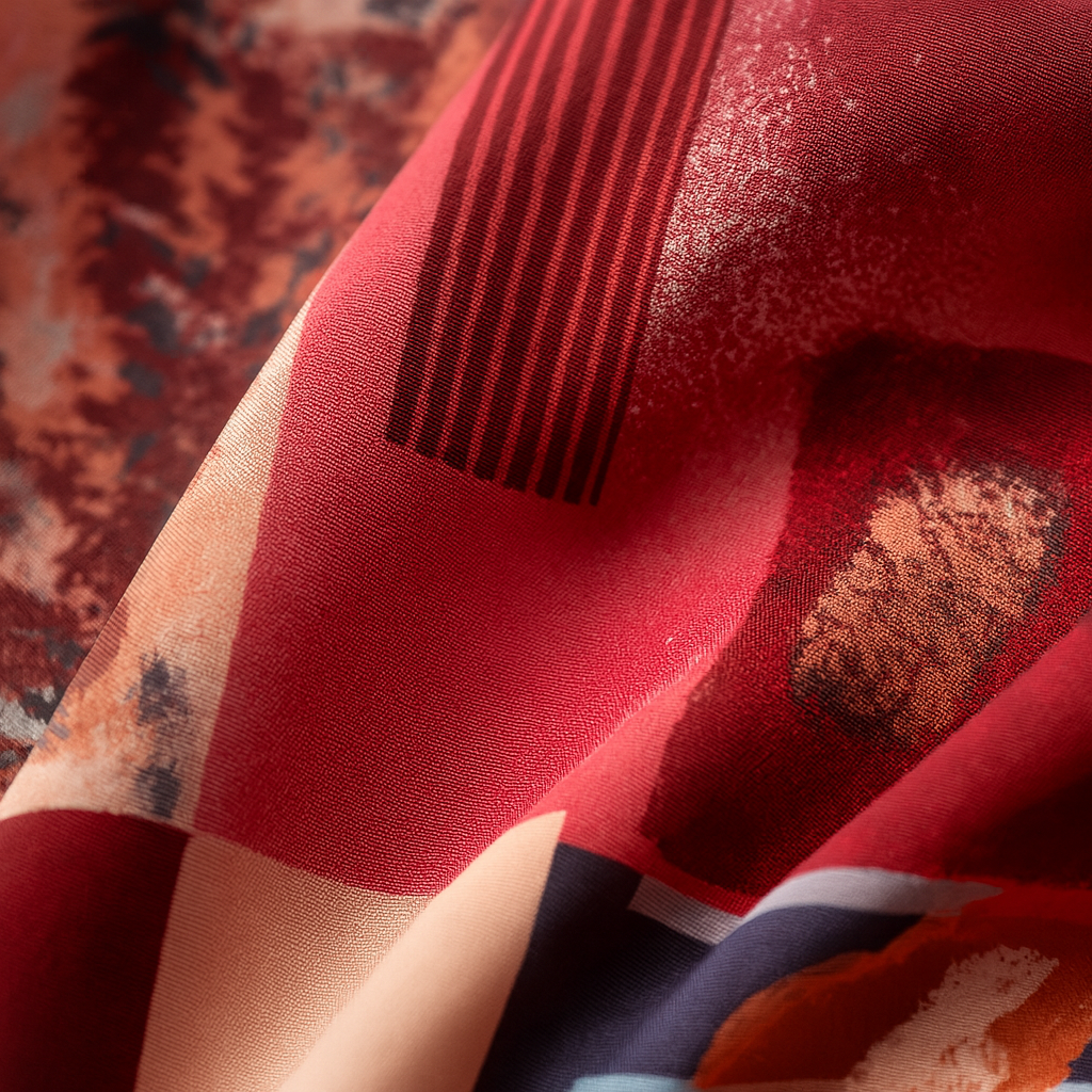 Carré 100% Seide Rose Moderne Frau | La Parisienne