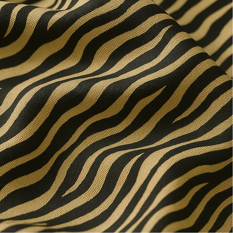 Carré aus 100% Seide Dekoration Zebra Frau | La Parisienne