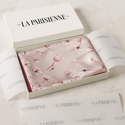 Quadrat aus 100% Seide Blumendekoration Frau | La Parisienne
