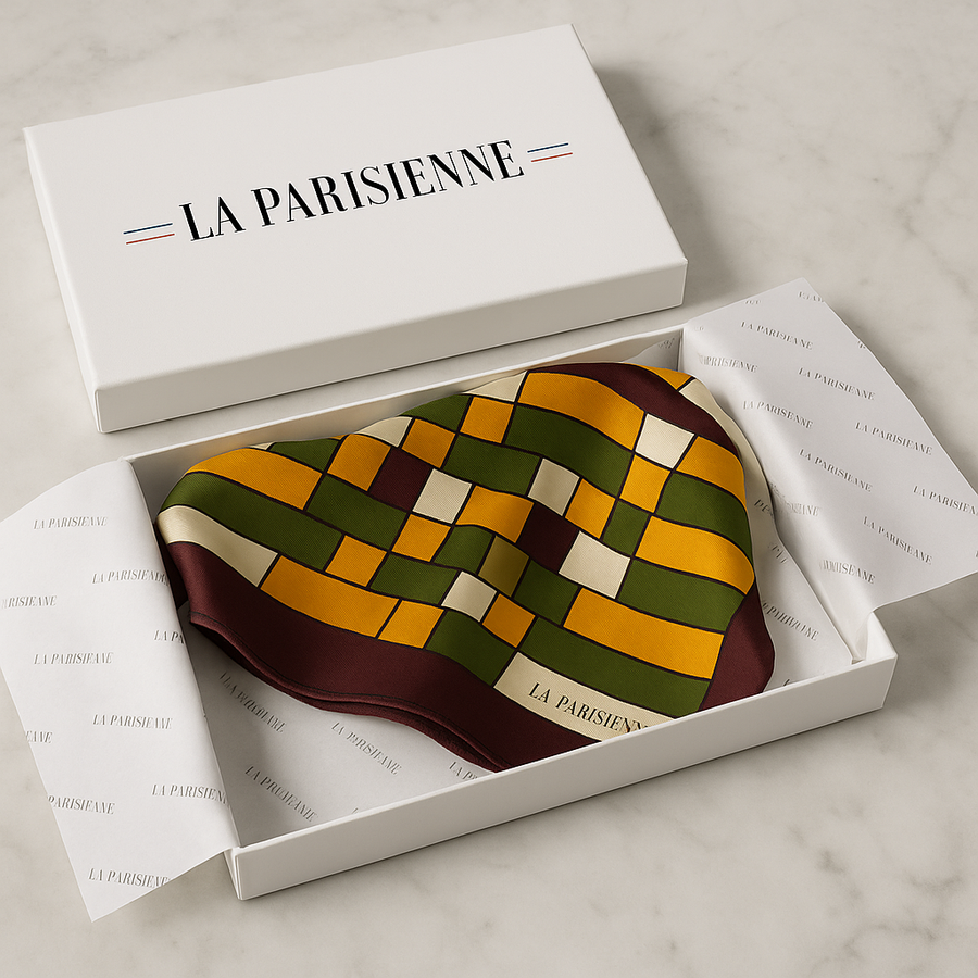 100% Modern Silk Square für Frauen | The Parisian 