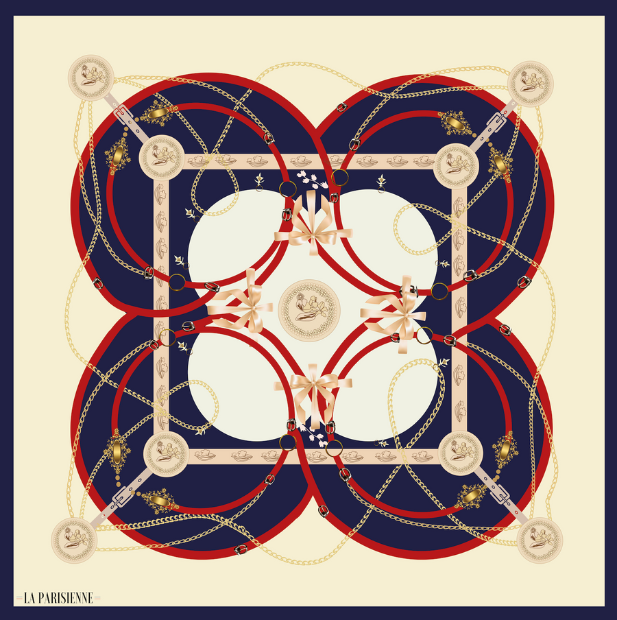 Kästchen 100 % Seide Signature | La Parisienne