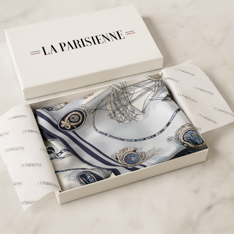 Quadratisches Seidentuch Distinguished | | La Parisienne
