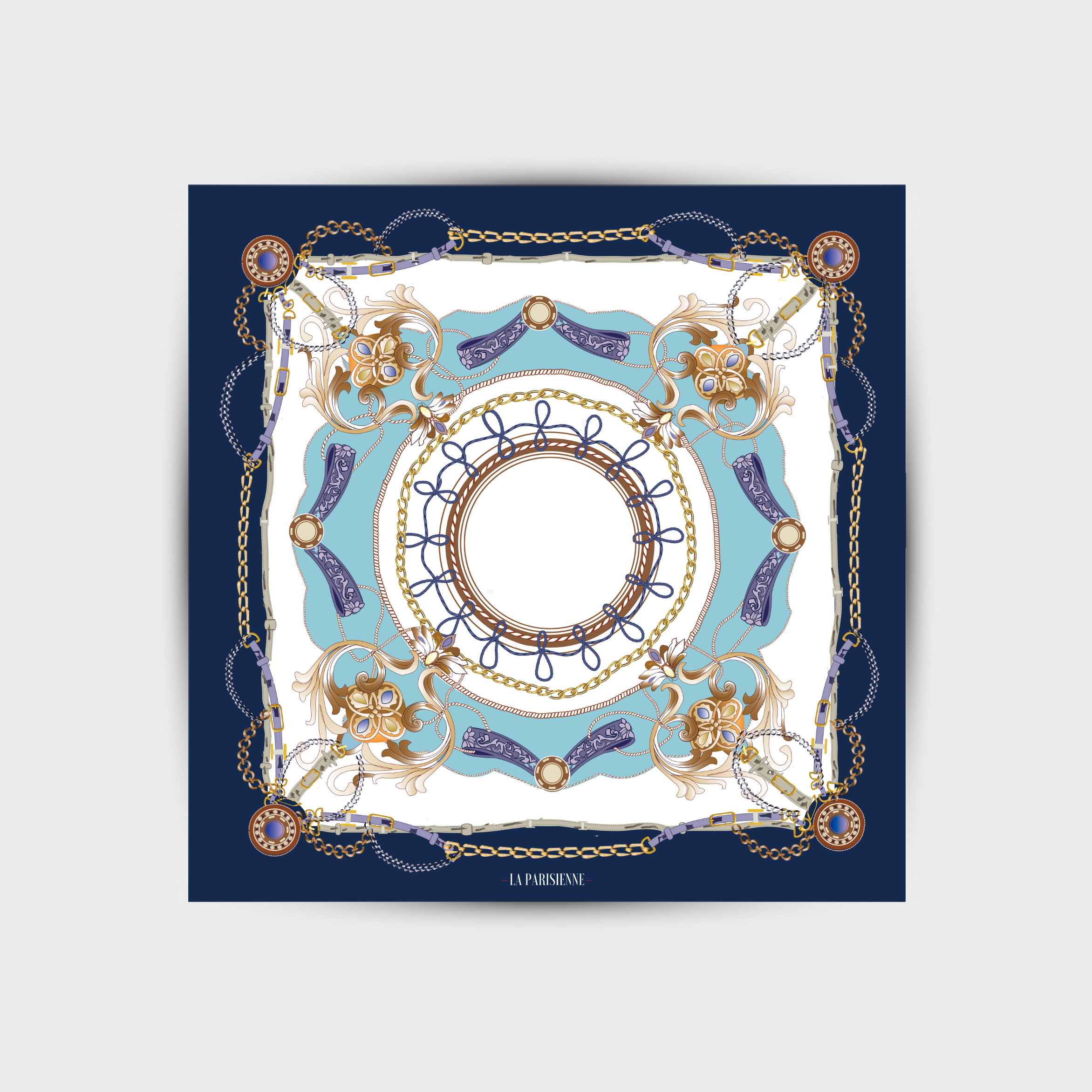 Kästchen 100 % Seide Signature | La Parisienne