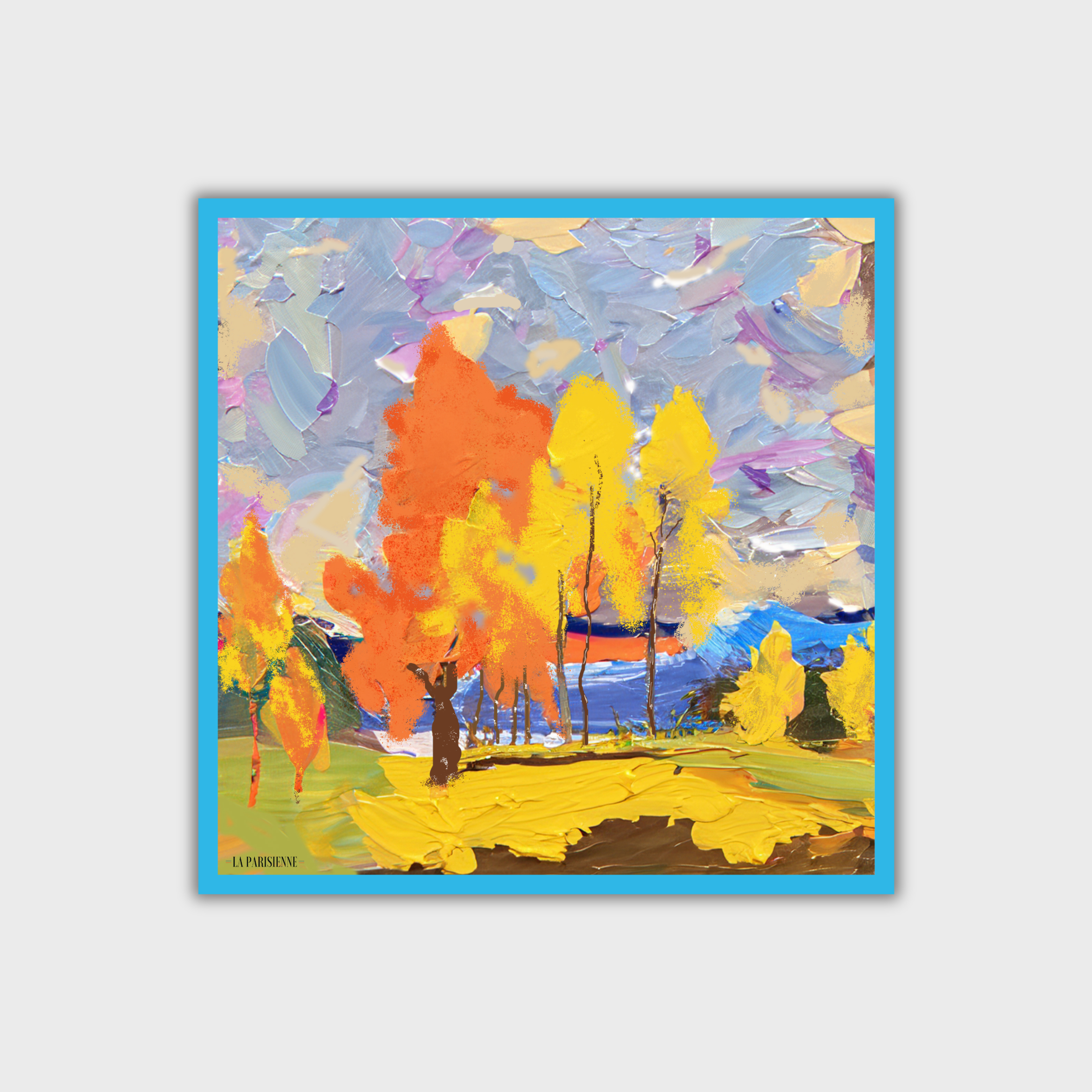 Kästchen 100 % Seide Signature | La Parisienne