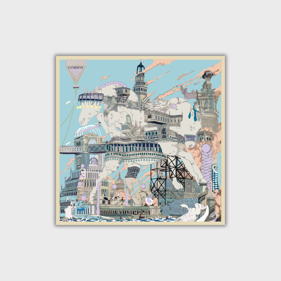 Kästchen 100 % Seide Signature | La Parisienne