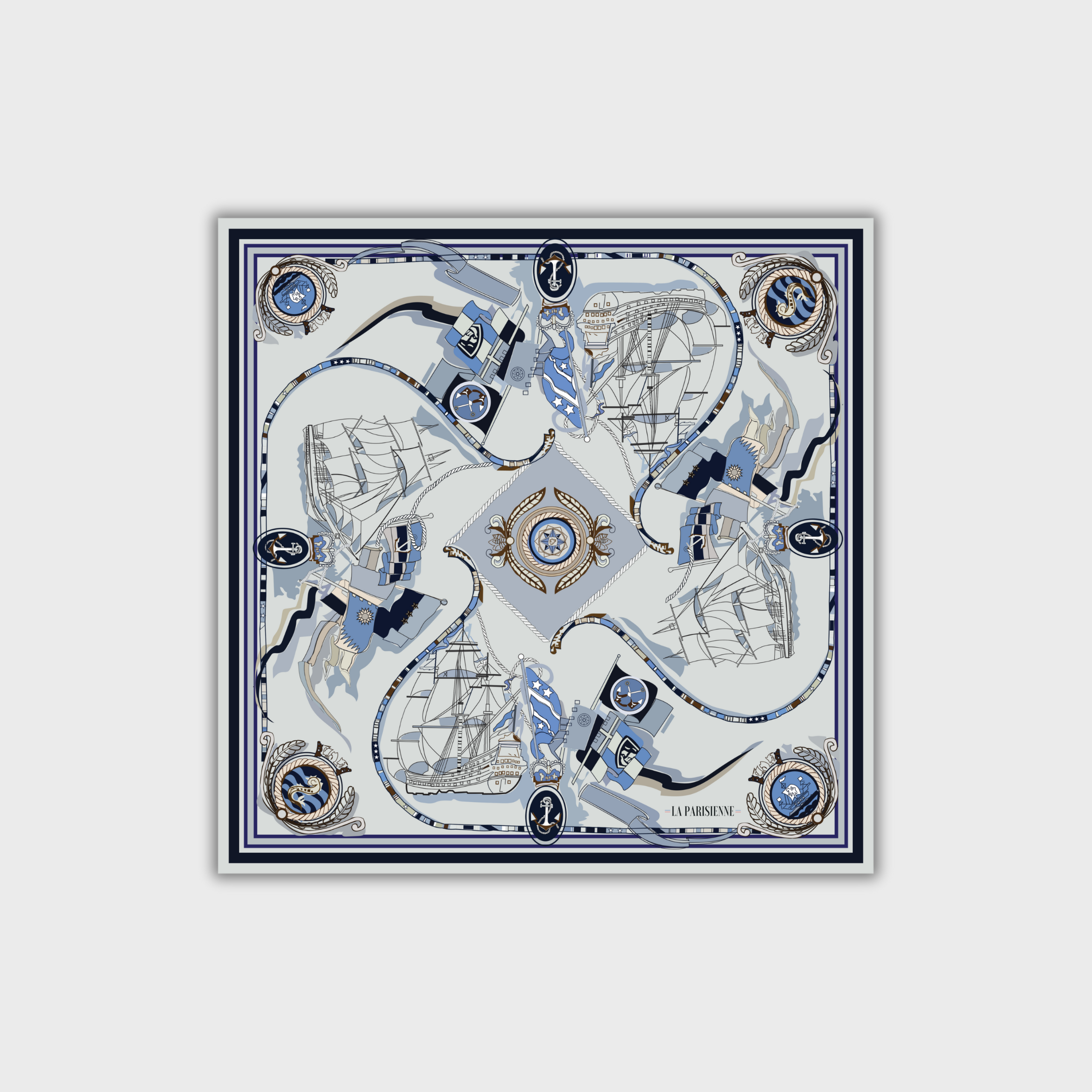 Kästchen 100 % Seide Signature | La Parisienne