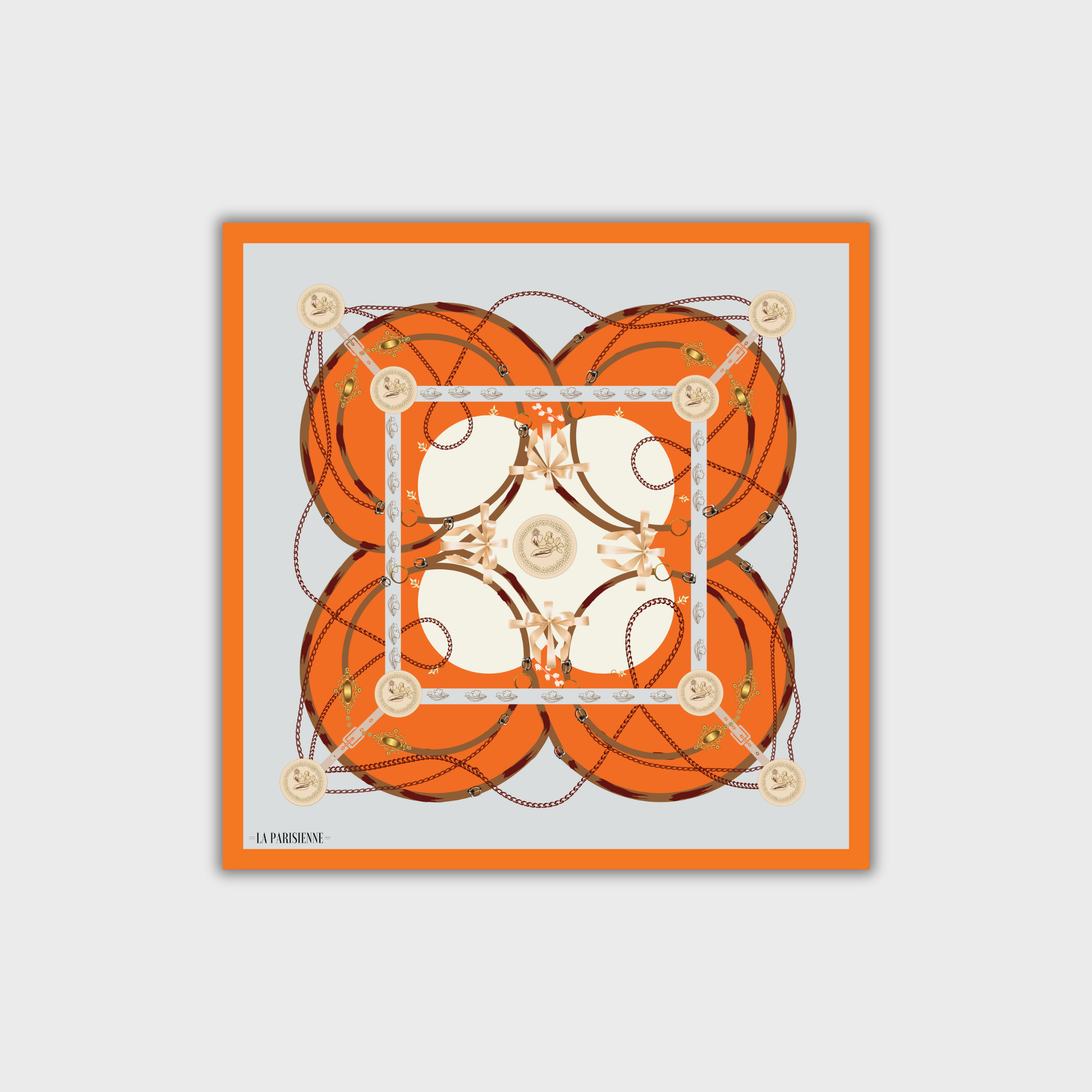 Kästchen 100 % Seide Signature | La Parisienne