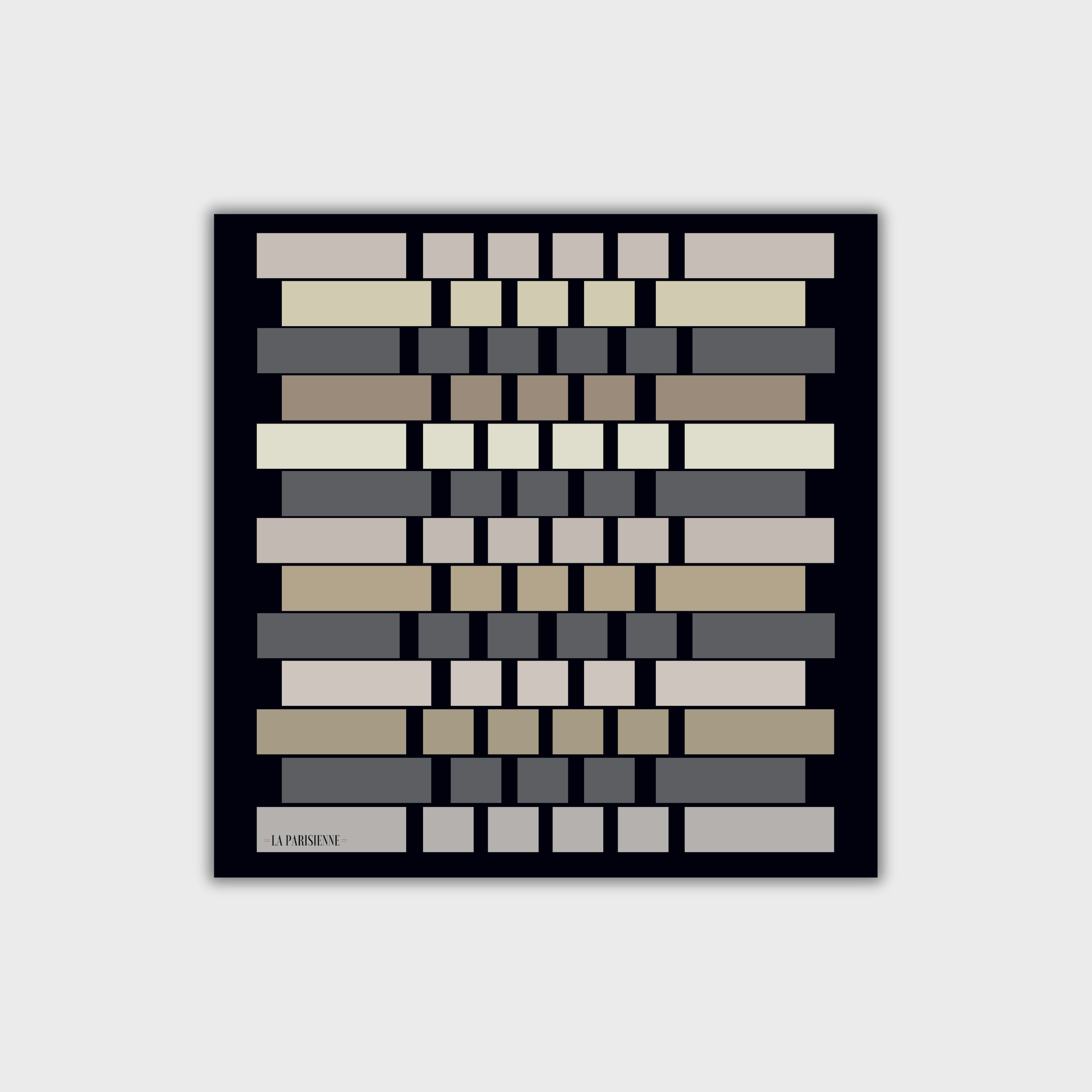 Kästchen 100 % Seide Signature | La Parisienne