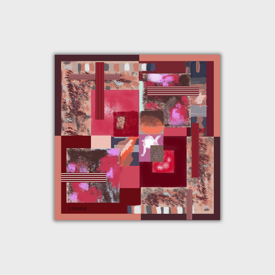 Chic 100% Silk Square für Frauen | La Parisienne