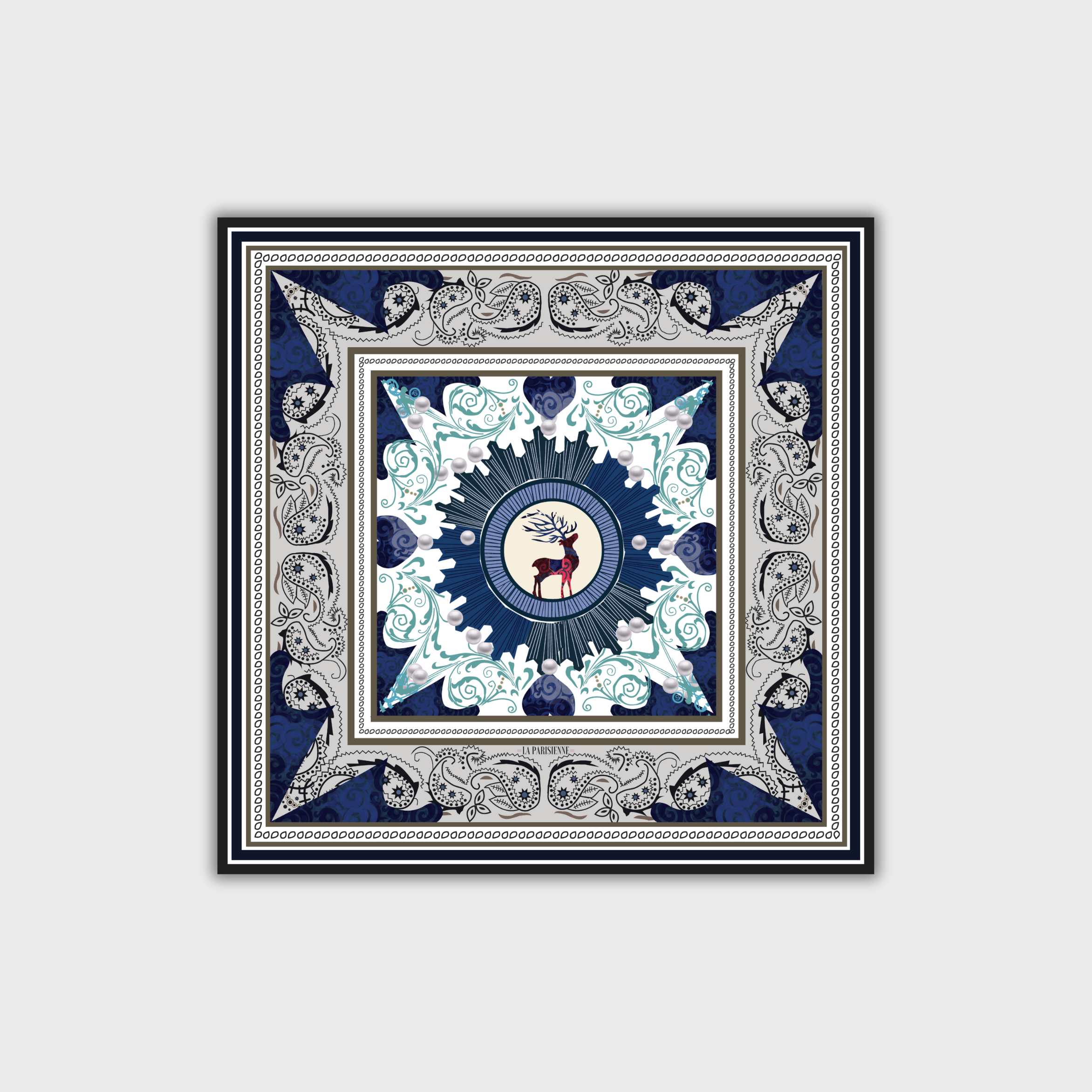 Kästchen 100 % Seide Signature | La Parisienne