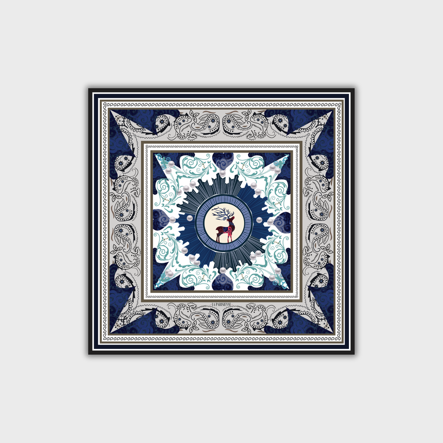 Kästchen 100 % Seide Signature | La Parisienne